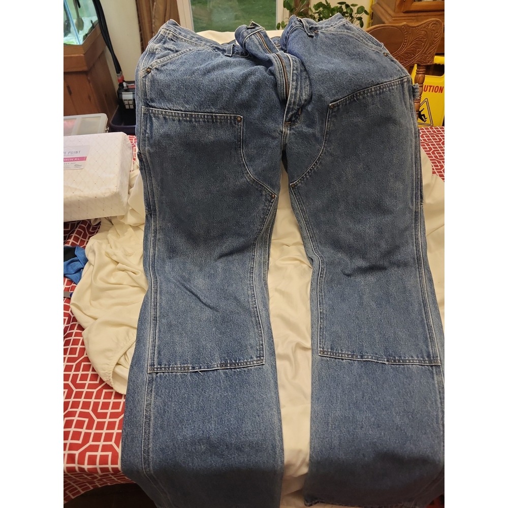 Vintage Carhartt Jeans Size 38x36 B73DST Reinforced Knees